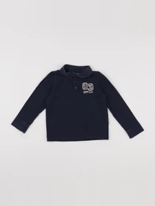 Vertbaudet - polo bleu - 4 ans