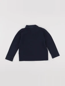 Vertbaudet - polo bleu - 4 ans