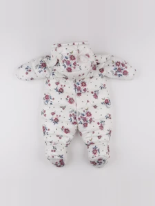 Petit Bateau - combi-pilote rose - 3 mois