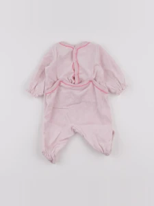 Petit Bateau - pyjama coton rose - 1 mois