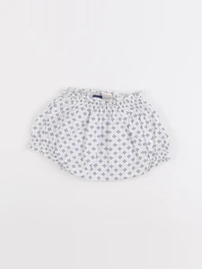 Cyrillus - bloomer blanc, bleu - 6 mois