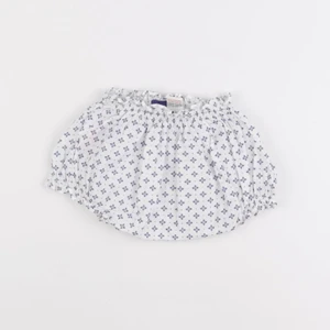 Cyrillus - bloomer blanc, bleu - 6 mois