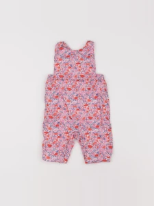 Jacadi - combinaison doublé, liberty rose - 3 mois