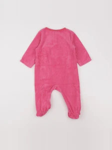 Tape à l'oeil - pyjama velours rose - 9 mois
