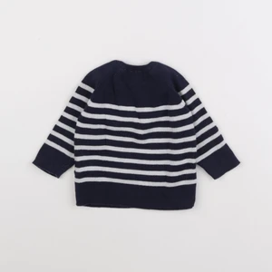 Vertbaudet - pull bleu - 6 mois