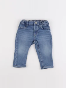 H&M - jegging bleu - 6/9 mois