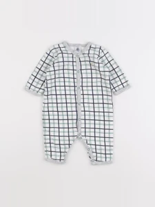 Petit Bateau - combinaison coton blanc - 3 mois