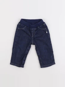 Petit Bateau - jegging doublé bleu - 6 mois