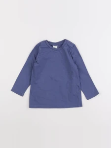 H&M - tee-shirt bleu - 9/12 mois