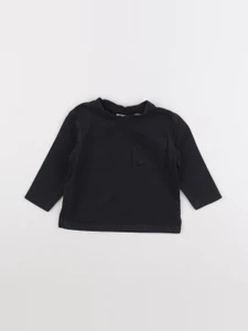 Zara - tee-shirt noir - 6/9 mois