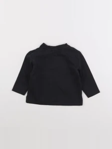 Zara - tee-shirt noir - 6/9 mois