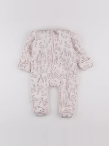 H&M - combi-pilote rose - 6/9 mois