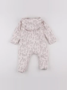 H&M - combi-pilote rose - 6/9 mois