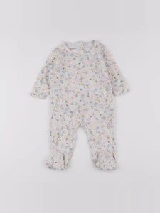 Vertbaudet - pyjama coton bleu - 6 mois