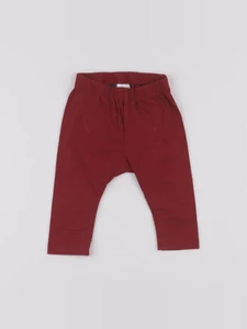 H&M - legging rouge - 3/6 mois