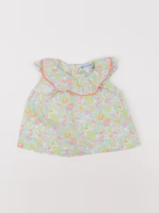 Jacadi - blouse liberty multicolore - 12 mois