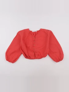 Zara - blouse rouge - 11/12 ans