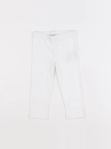 Cyrillus - legging blanc - 24 mois