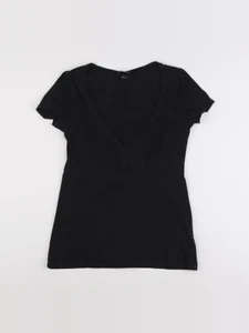 H&M - tee-shirt grossesse, allaitement noir - s