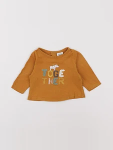 Tape à l'oeil - tee-shirt orange - 3 mois