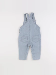H&M - salopette bleu - 9/12 mois