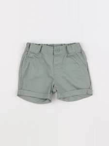 H&M - short vert - 3/6 mois