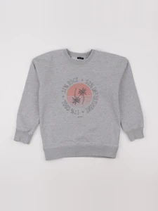 IKKS - sweat gris - 8 ans