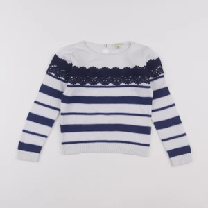 Vertbaudet - pull blanc - 6 ans