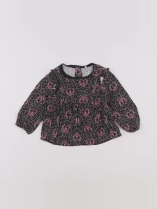 IKKS - blouse noir - 12 mois