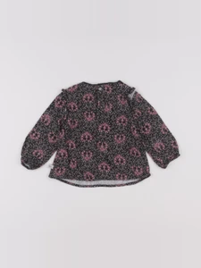 IKKS - blouse noir - 12 mois