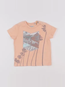 IKKS - tee-shirt rose - 12 mois