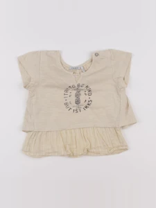 IKKS - tee-shirt jaune - 2 ans