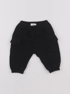 Zara - jogging noir - 6/9 mois