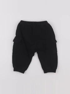Zara - jogging noir - 6/9 mois