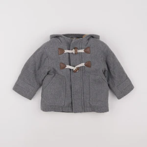 Vertbaudet - manteau gris - 12 mois