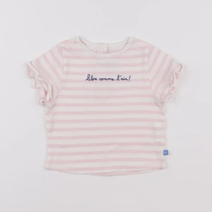 Cadet Rousselle - tee-shirt rose - 6 mois
