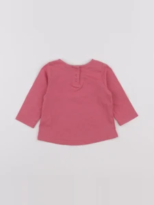 Tape à l'oeil - tee-shirt rose - 9 mois