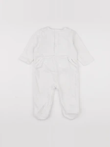 Boutchou - pyjama velours blanc - 12 mois