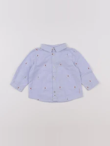 Jacadi - chemise bleu - 6 mois