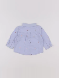 Jacadi - chemise bleu - 6 mois