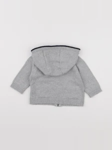 Cyrillus - gilet gris - 12 mois