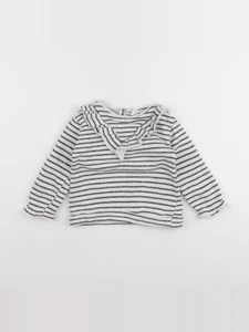 Zara - sweat bleu - 18/24 mois