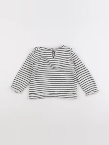 Zara - sweat bleu - 18/24 mois