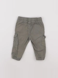 Vertbaudet - pantalon vert - 9 mois