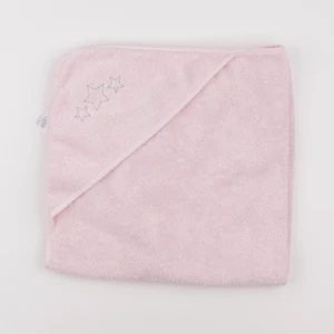 Vertbaudet - cape de bain rose - 6/18 mois