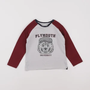 Vertbaudet - tee-shirt gris - 4 ans