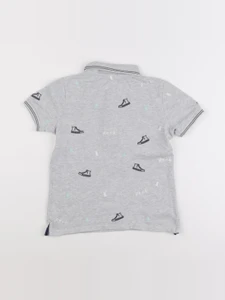 IKKS - polo gris - 8 ans