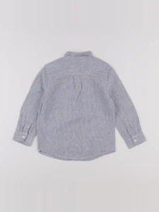 Monoprix - chemise bleu - 4 ans