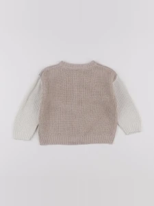 H&M - gilet marron, beige - 9/12 mois