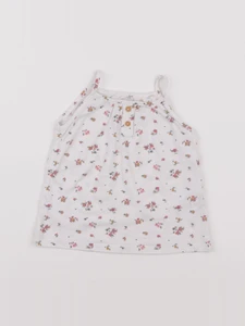 Vertbaudet - débardeur blanc - 18 mois